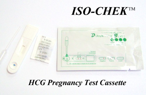 ISO-CHEK Pregnancy Test Cassettes